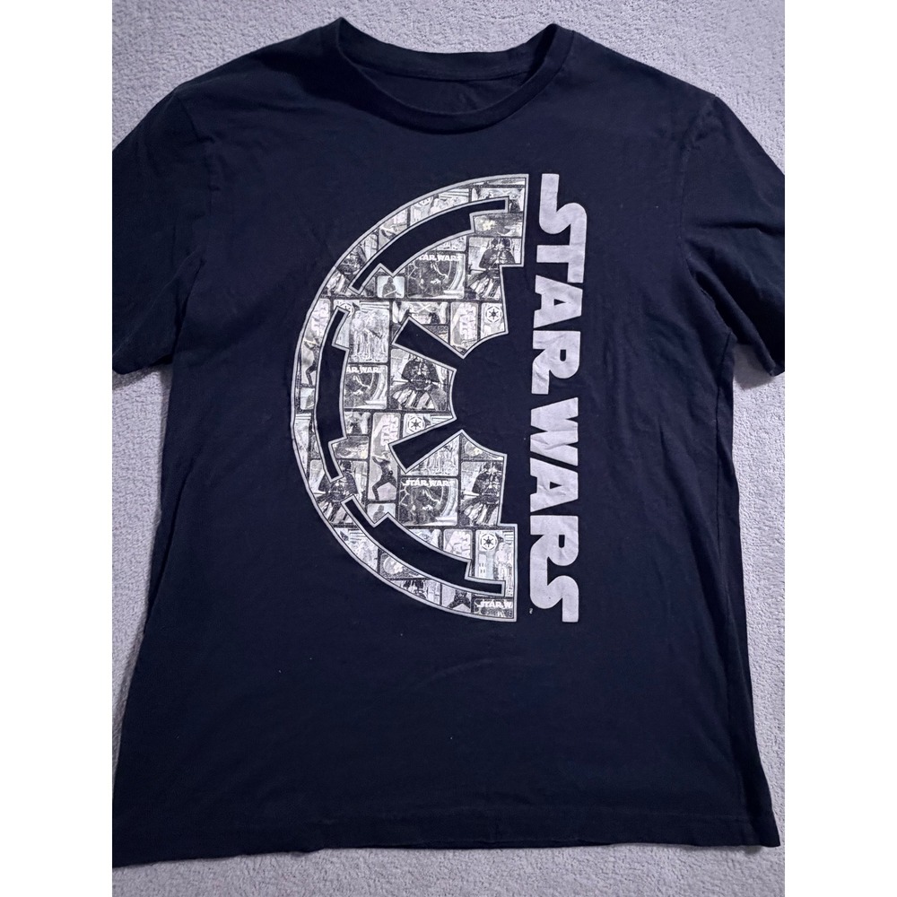 Star Wars Imperial Emblem T Shirt Mens Large‎ Black Short Sleeve Graphic Tee